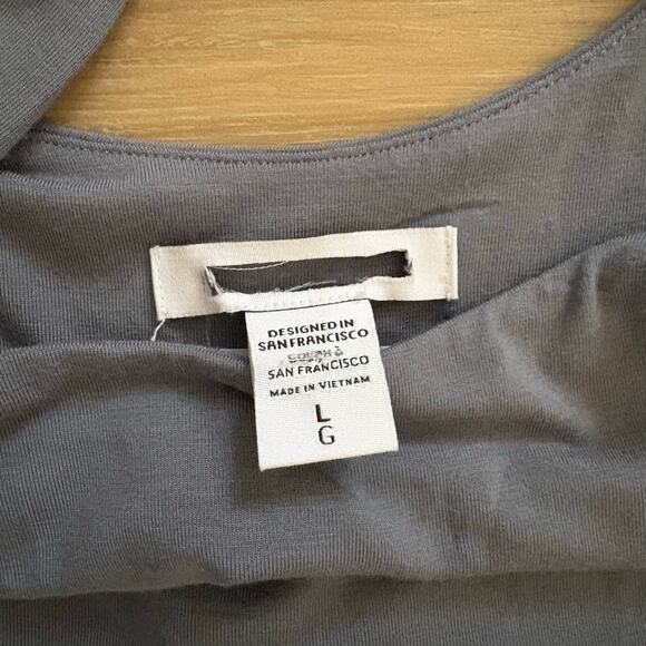 ATHLETA Santorini Midi Dress Coastline Blue L - Picture 2 of 11